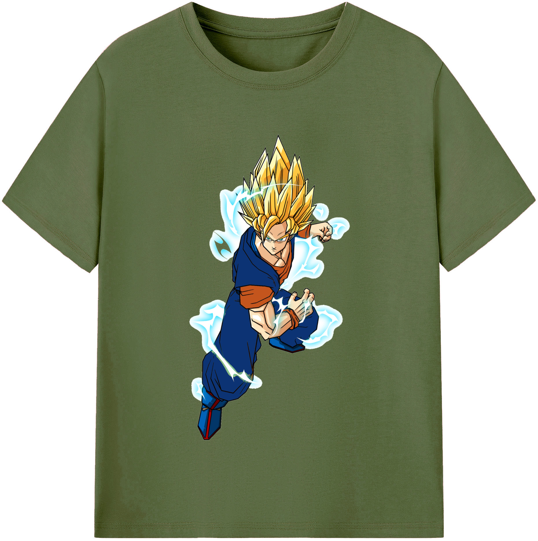 （画像用） ドラゴンボール 孫 悟飯（そんごはん）DRAGON BALL Son Gohan 綿100％半袖Tシャツ（フロントプリント）